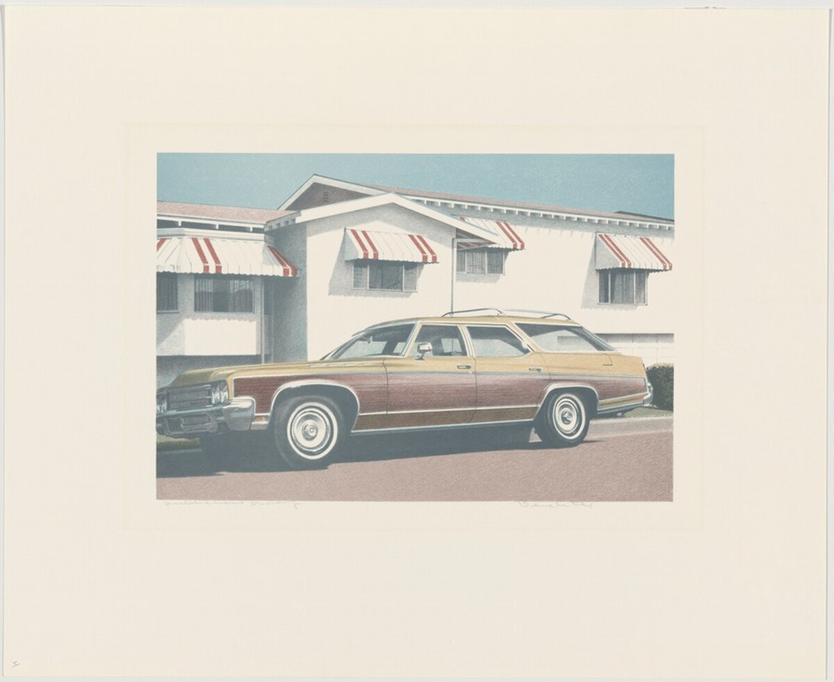 Station Wagon by Robert Bechtle