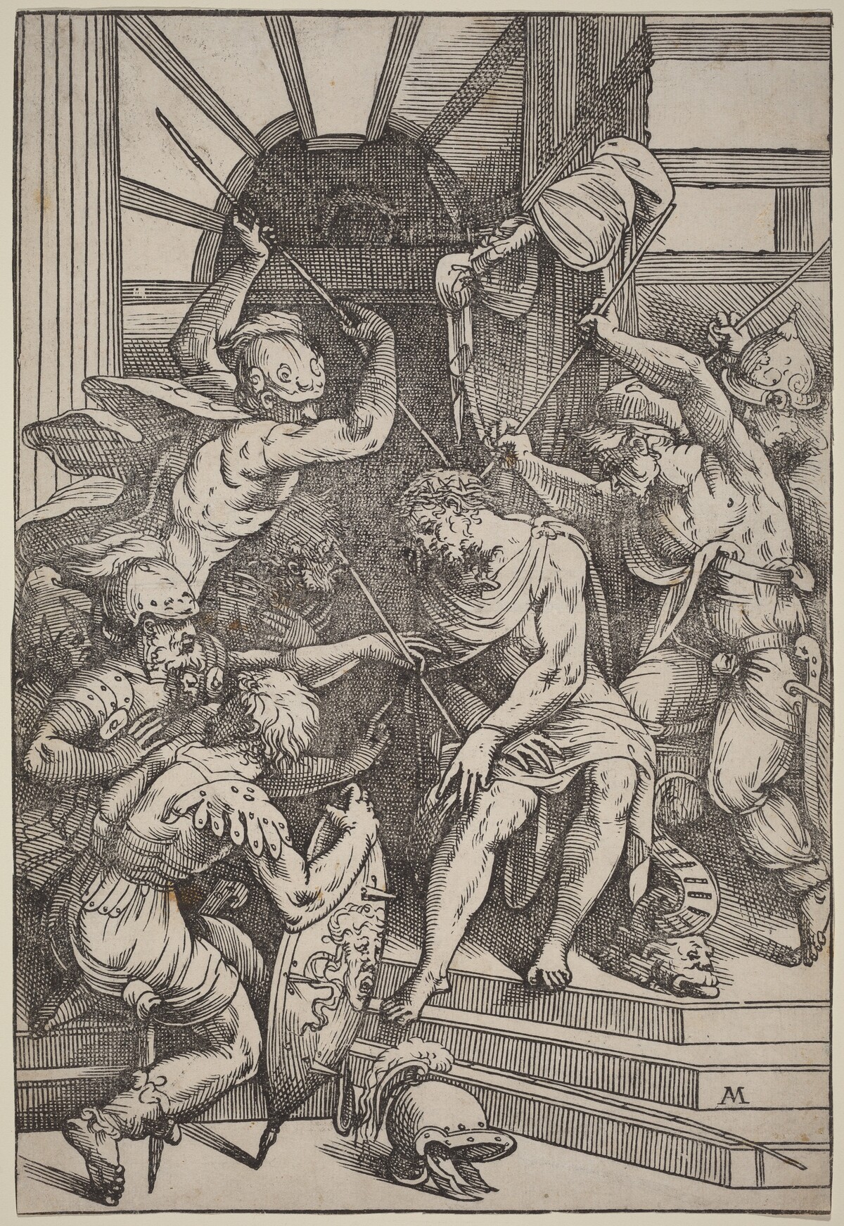 Christ Crowned with Thorns by Andrea Meldolla, called Schiavone, after Titian