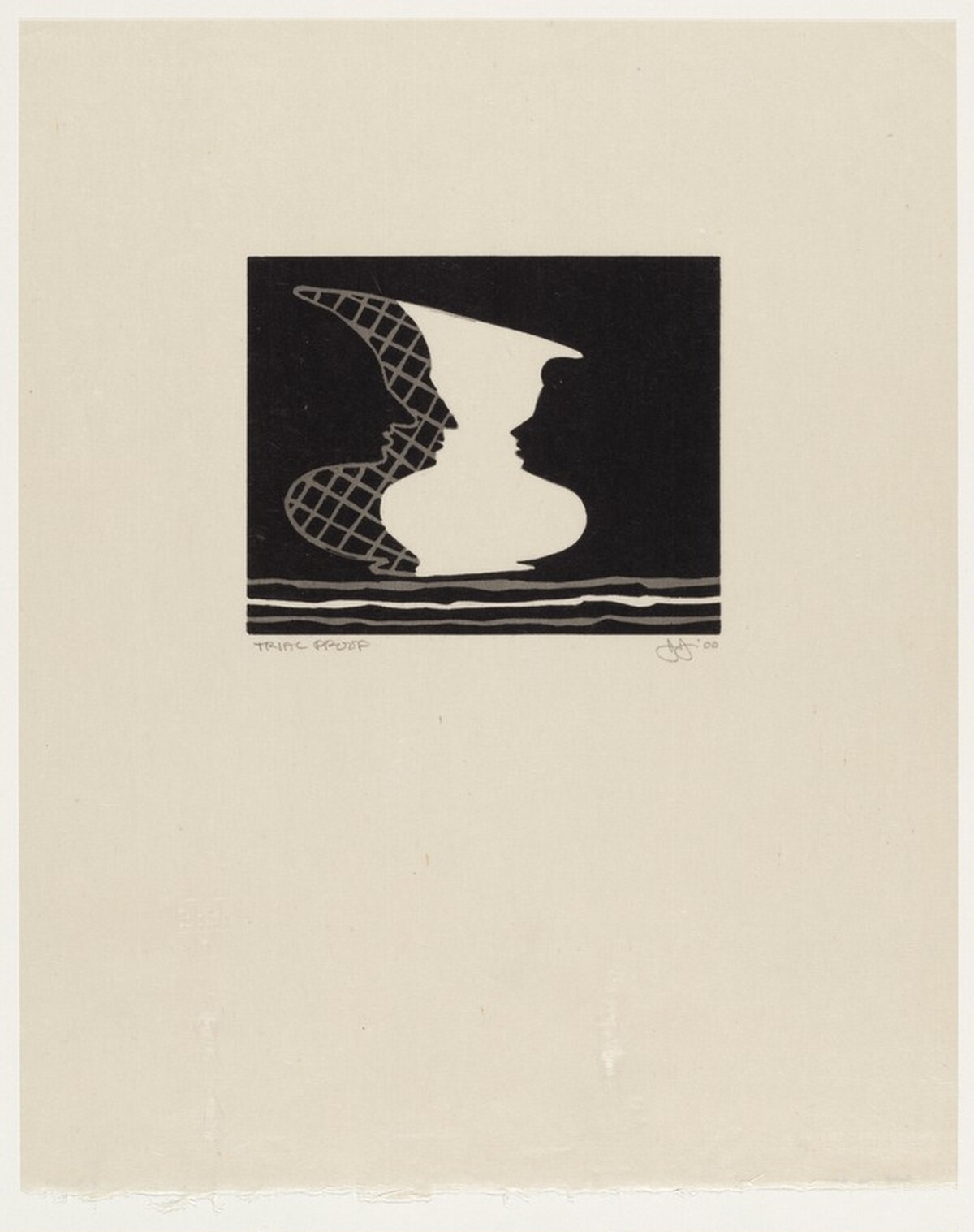 Untitled [trial proof] by Jasper Johns