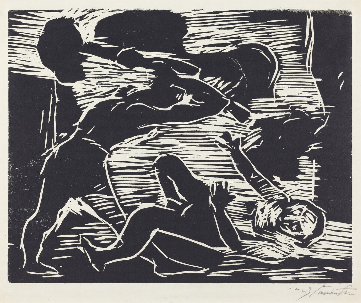 Brudermord (Cain and Abel) by Lovis Corinth
