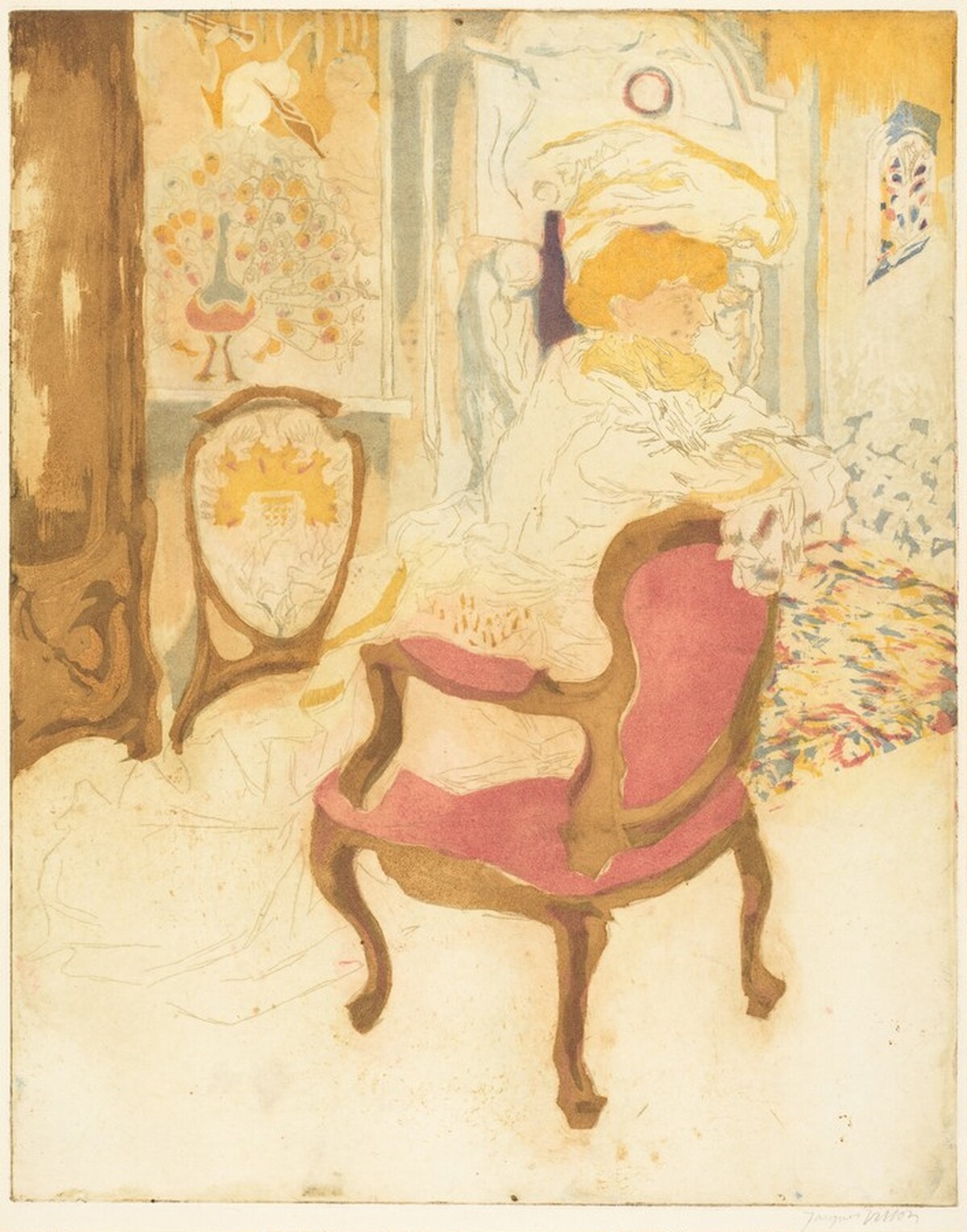 La Parisienne (4) by Jacques Villon