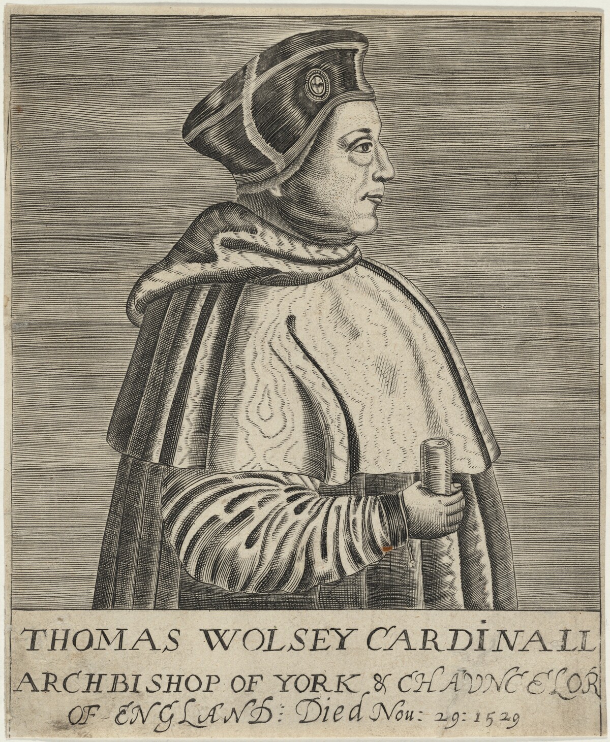 Thomas Wolsey, Cardinal by after Renold Elstrack