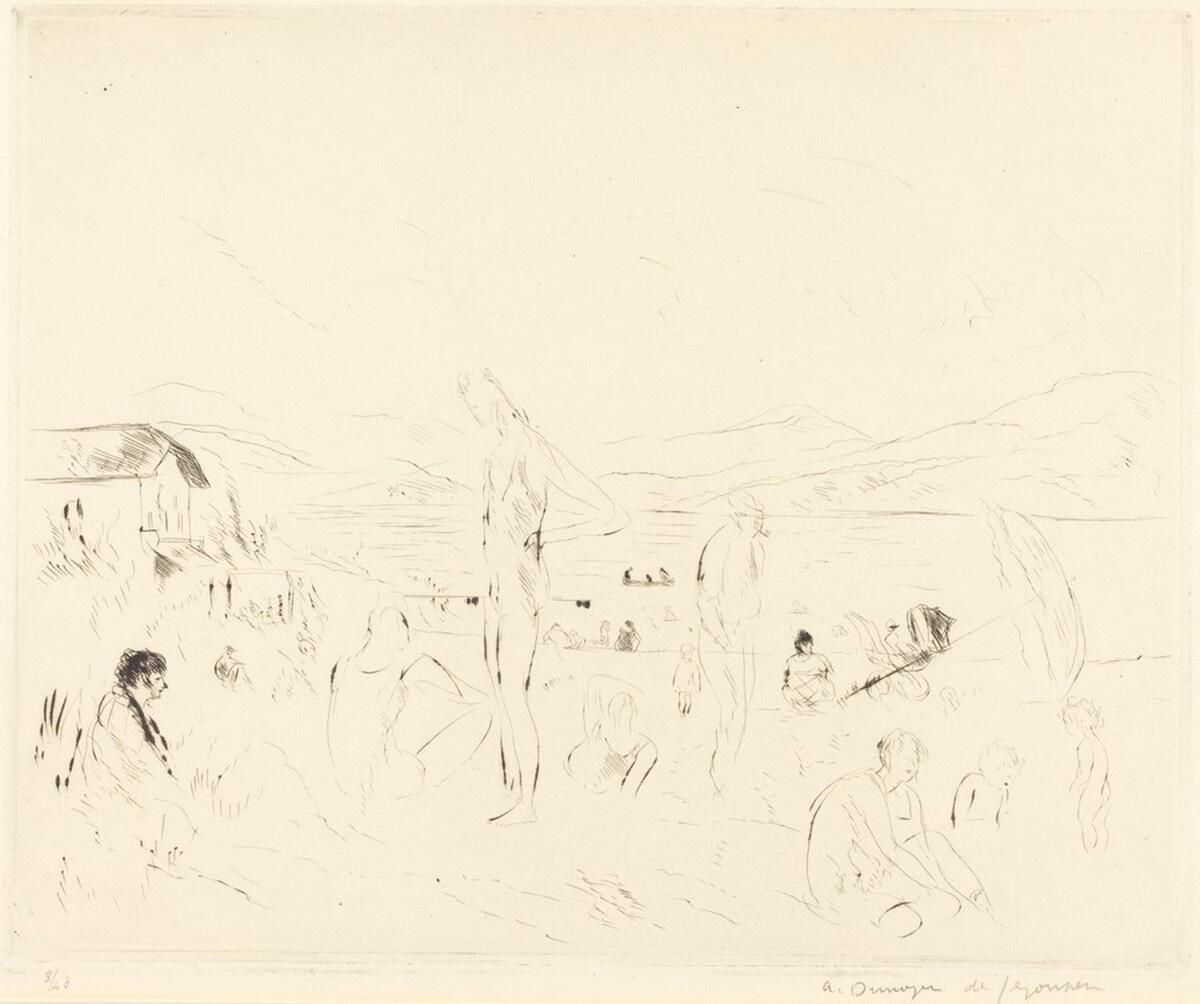 Plage de la Bouillabaisse by André Dunoyer de Segonzac