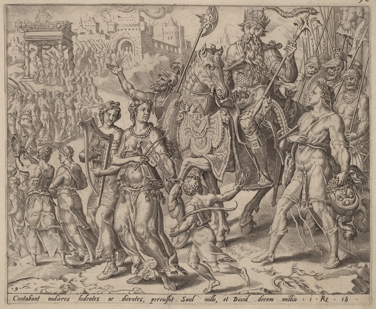 The Triumph of Saul and David by after Maerten van Heemskerck