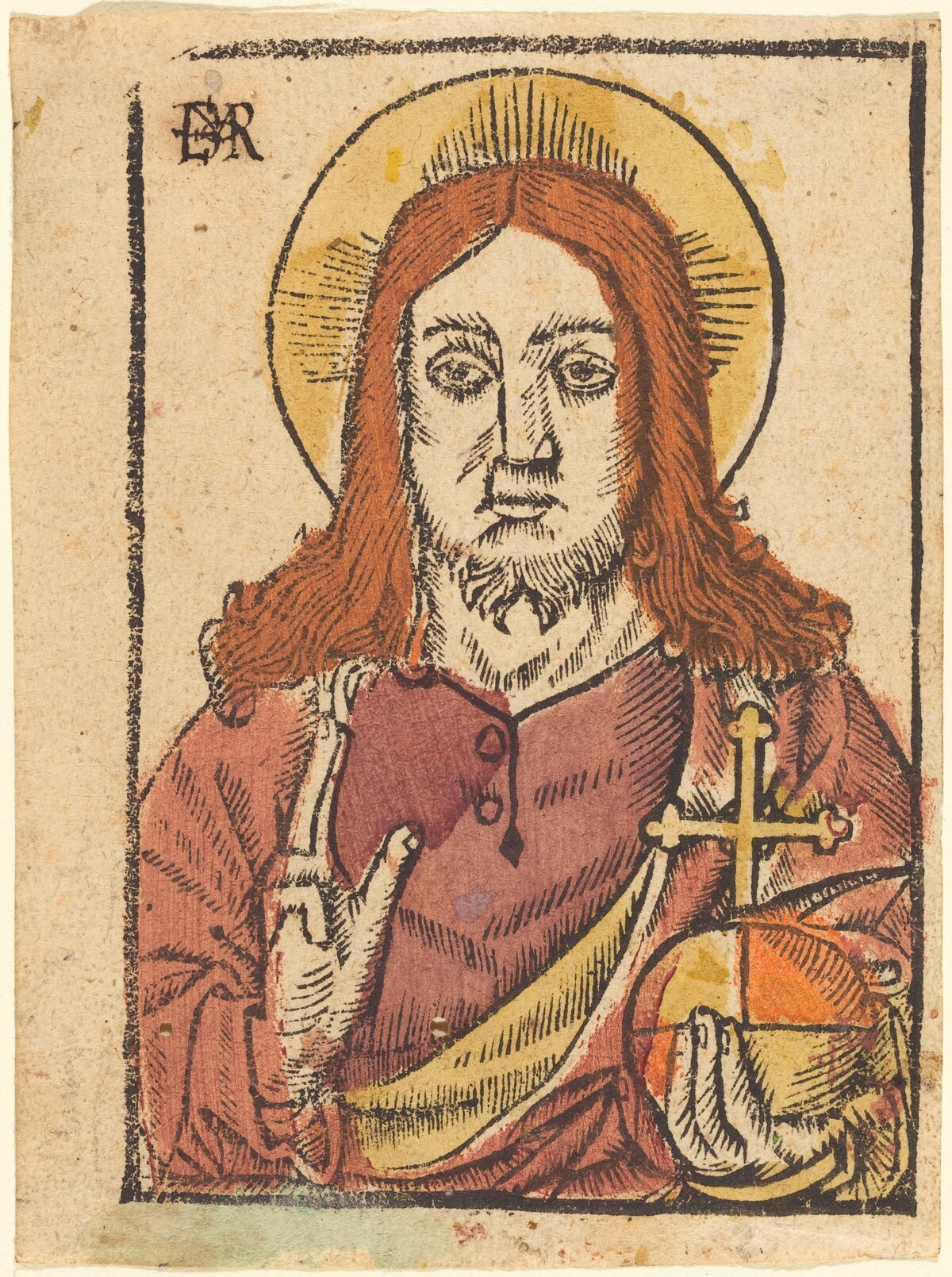 Salvator Mundi by French 15th Century or Master EMR ?