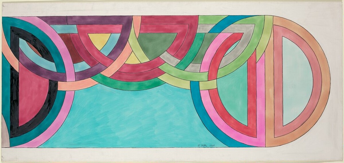 Study for Albany Mall [panel 4] by Frank Stella