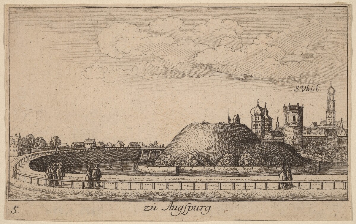 Augsburg by Wenceslaus Hollar