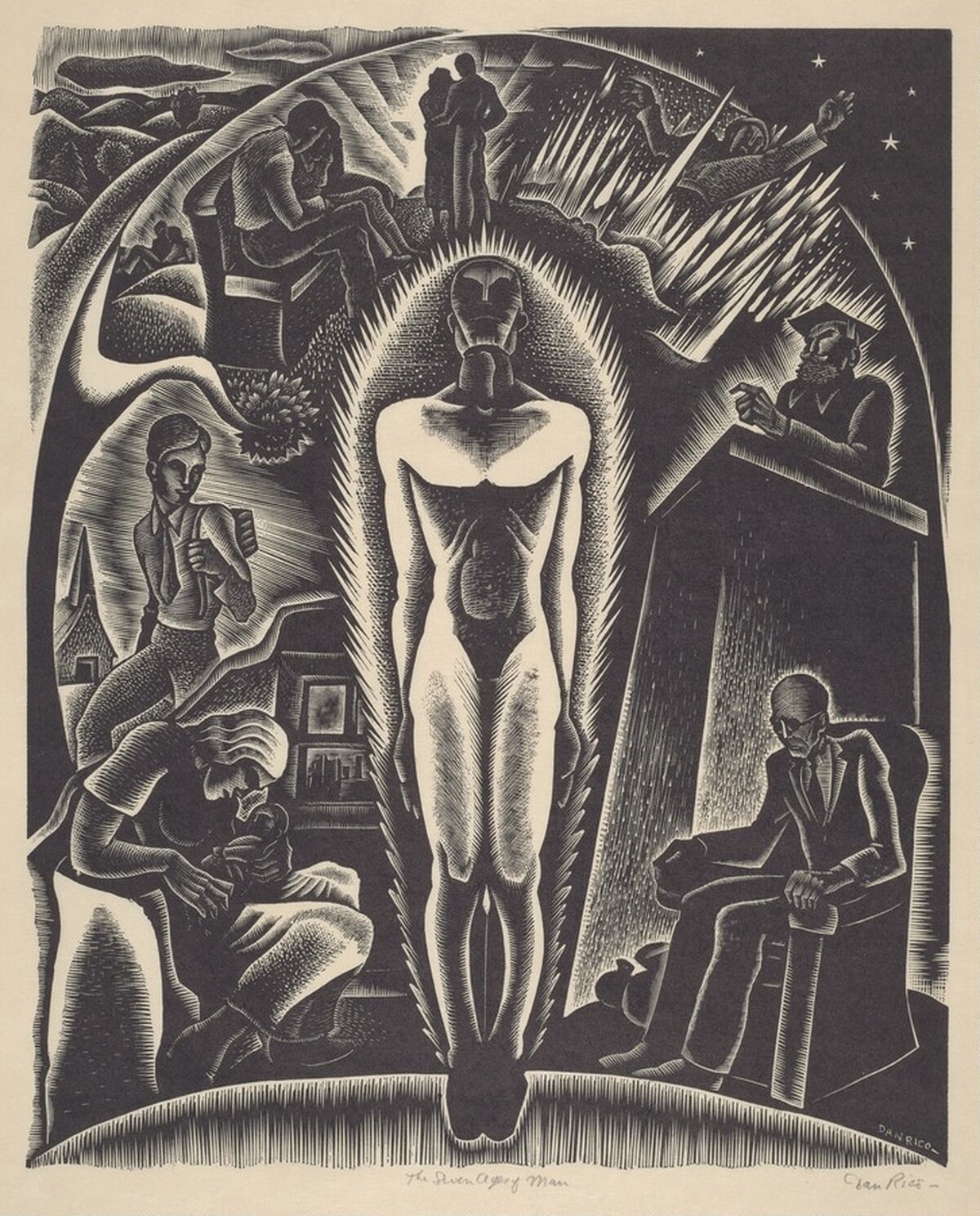 The Seven Ages of Man by Donato Rico