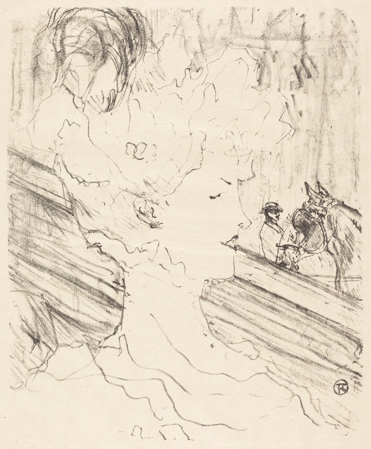 Emilienne d'Alençon by Henri de Toulouse-Lautrec