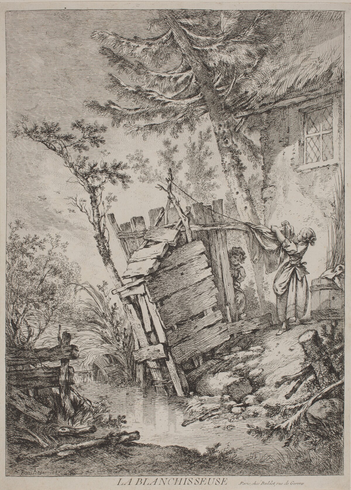 La Blanchisseuse by François Boucher