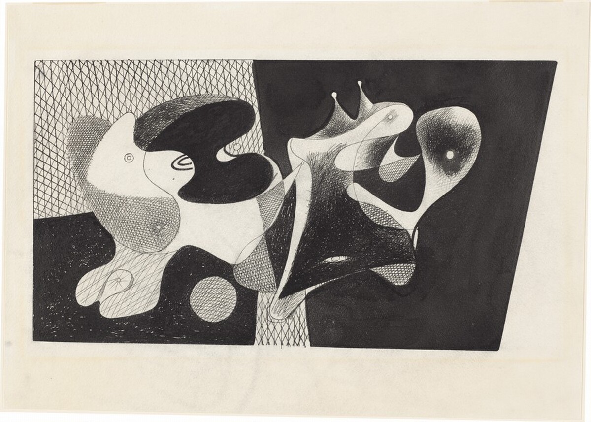 Study for Nighttime, Enigma and Nostalgia by Arshile Gorky