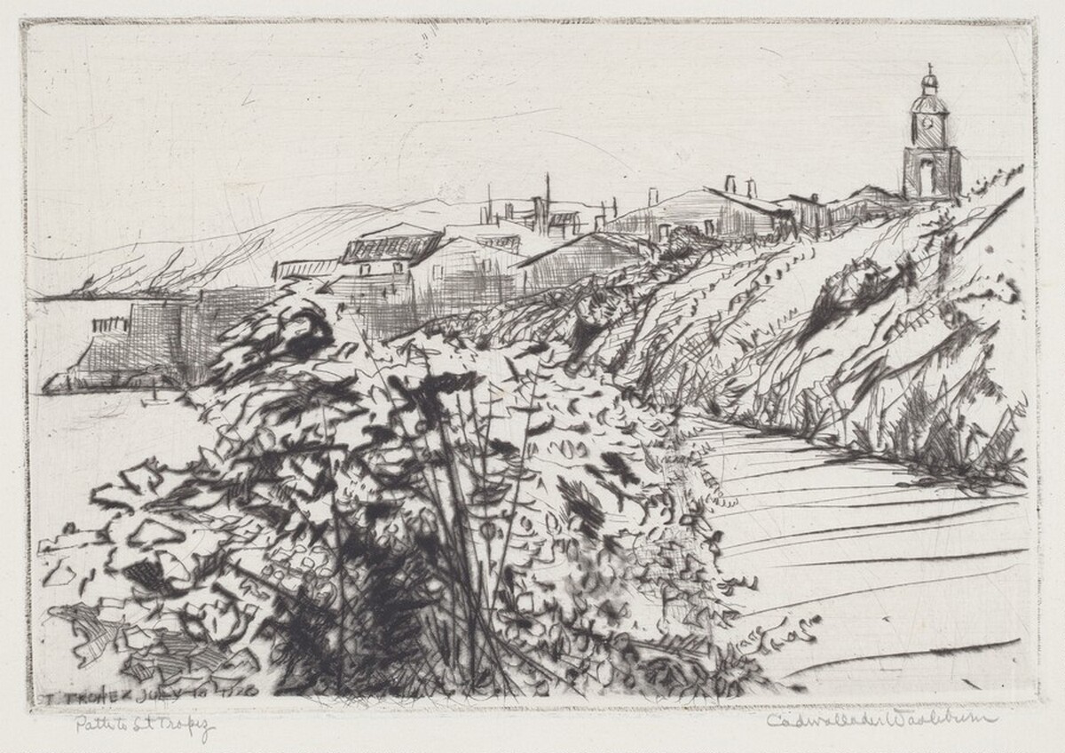 Path to St. Tropez by Cadwallader Washburn
