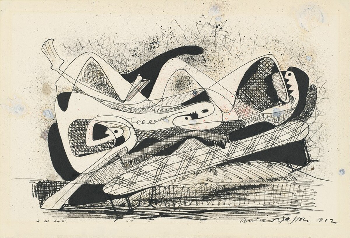 Le Lit hanté (The Haunted Bed) by André Masson