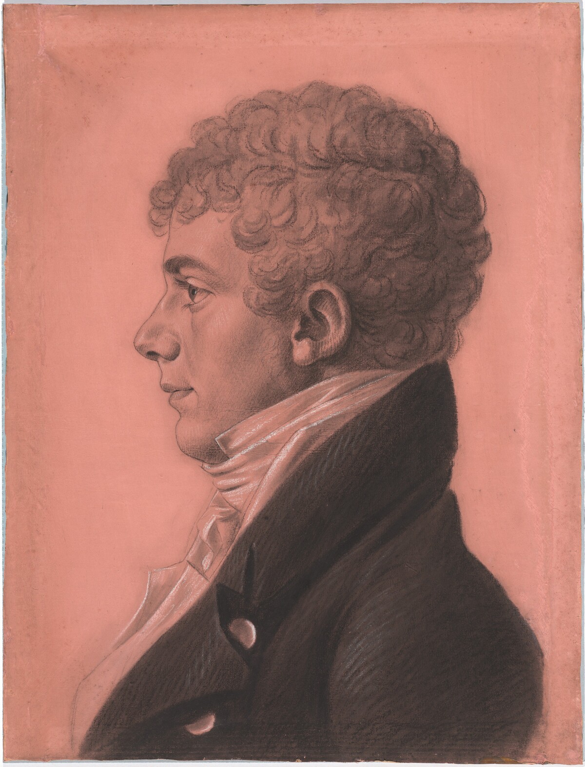 George Raleigh Dearborn by Charles B. J. Févret de Saint-Mémin