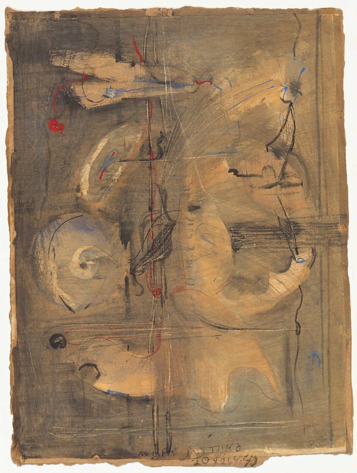 Untitled [recto] by Mark Rothko