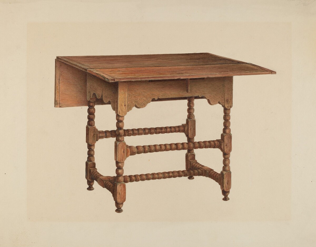 Drop-leaf Table by Isadore Goldberg