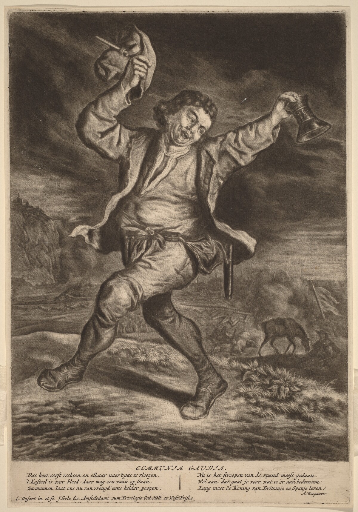 The Happy Patriot by Cornelis Dusart