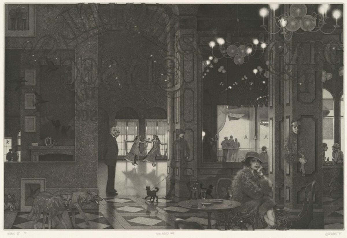Interiors IV: Hotel Paradise Café by Peter Milton