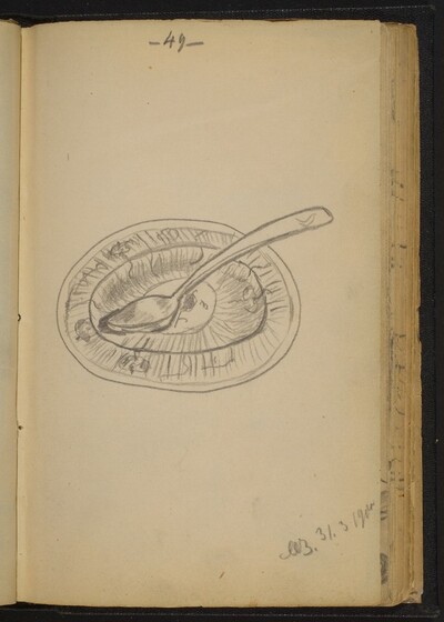 Dish with a Spoon