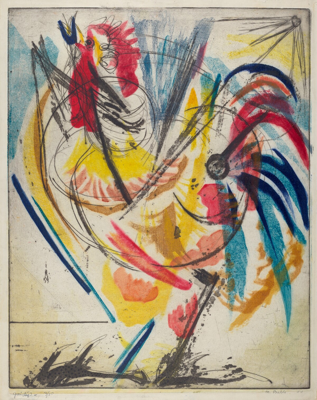 Gaiedy (Hen) by Marie Preble