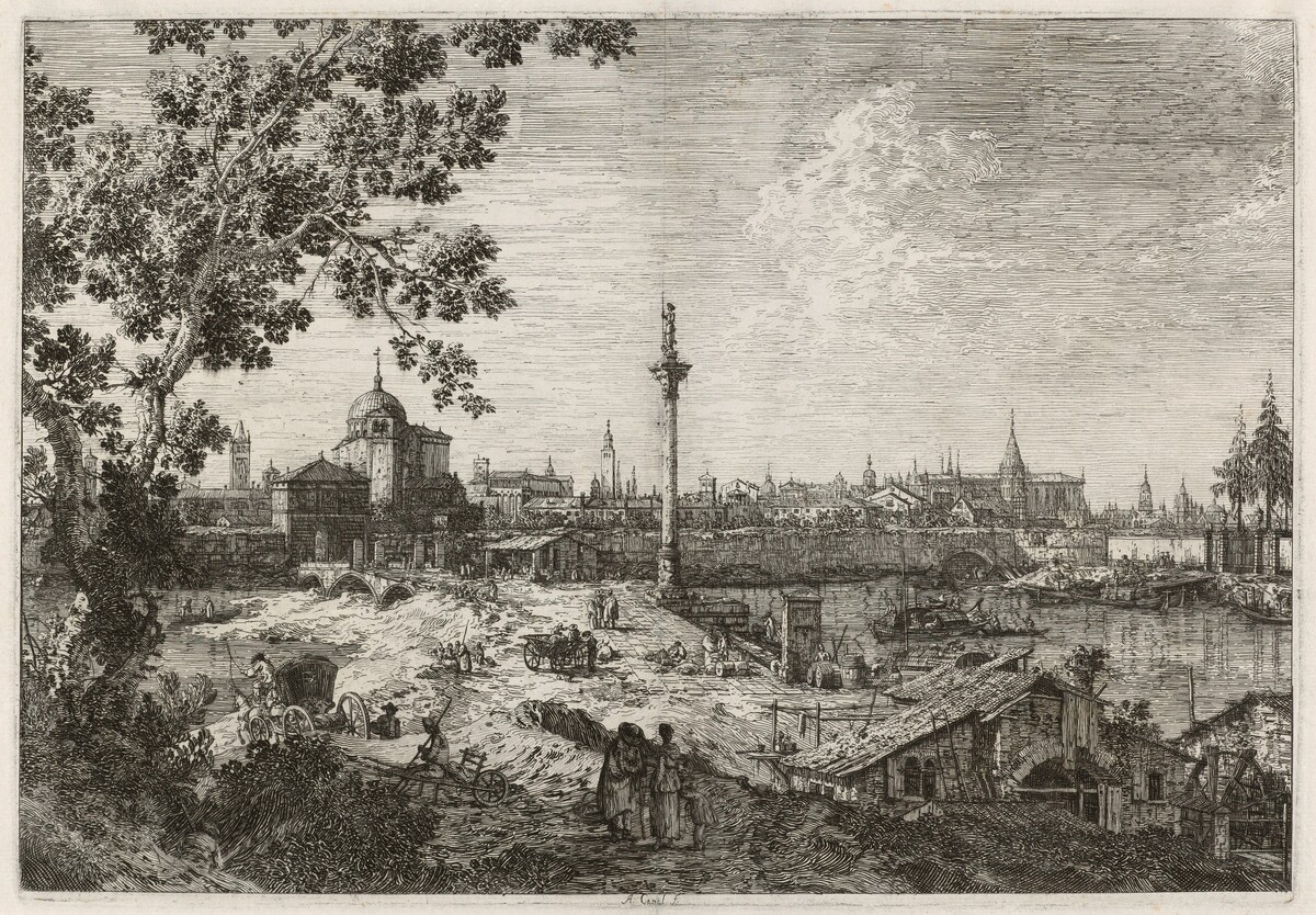 Imaginary View of Padua by Canaletto
