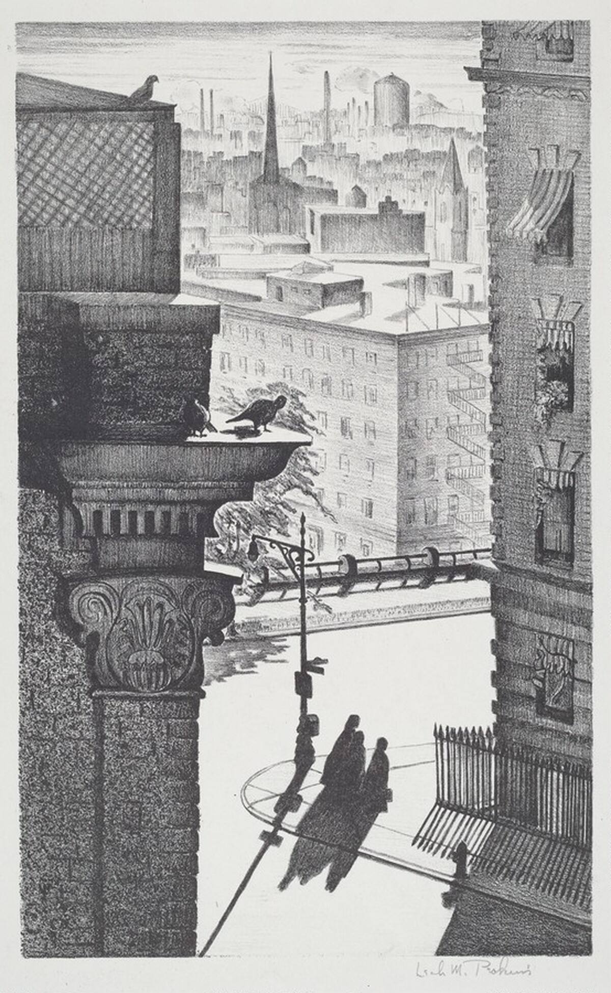 N. Y. Street by Unknown
