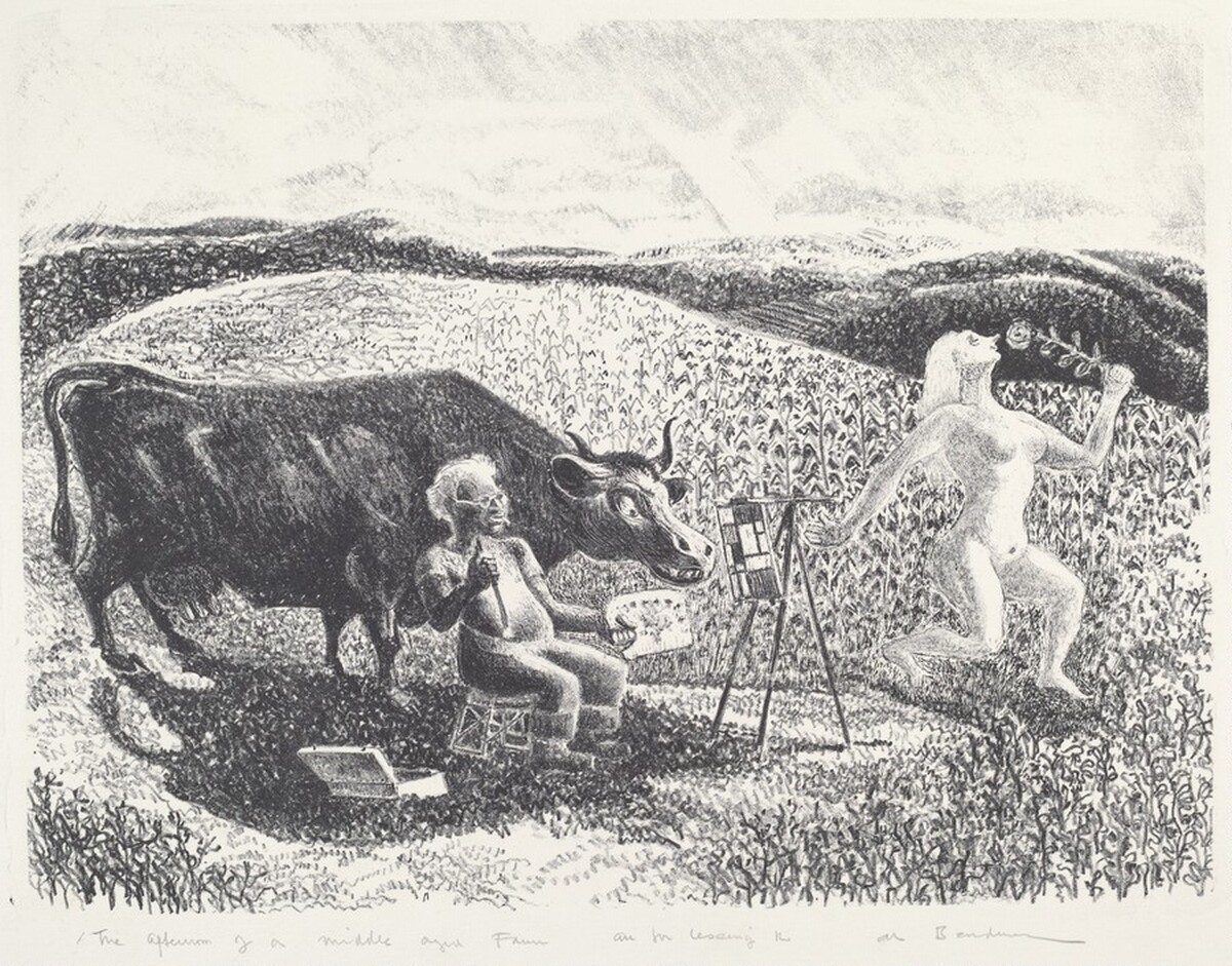 The Afternoon of a Middle Aged Faun by Alfred Bendiner
