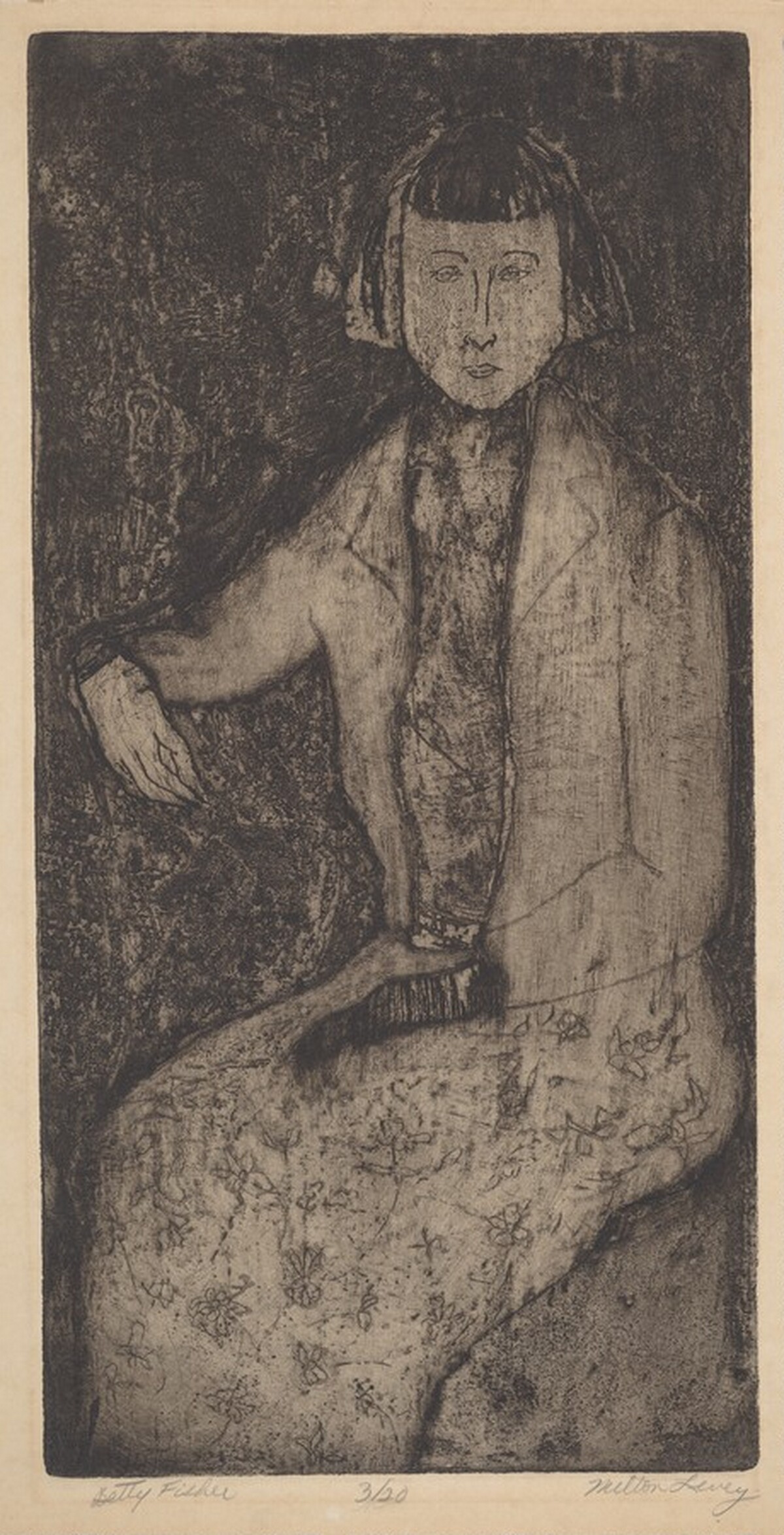 Betty Fisher by Milton Levey