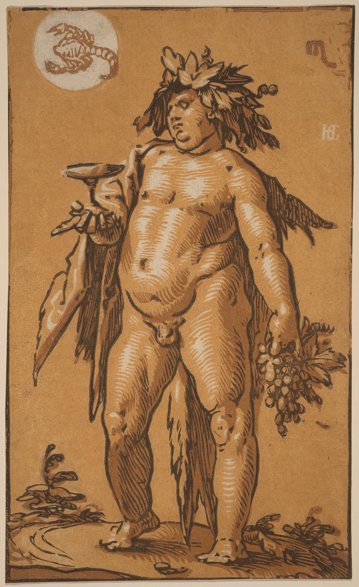 Bacchus by Hendrik Goltzius