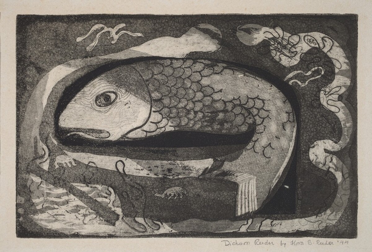 Dickson Reeder (Fish) by Flora Blanc Reeder