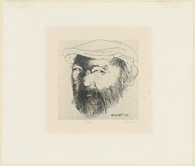 Leonard Baskin: Self-Portrait at 44