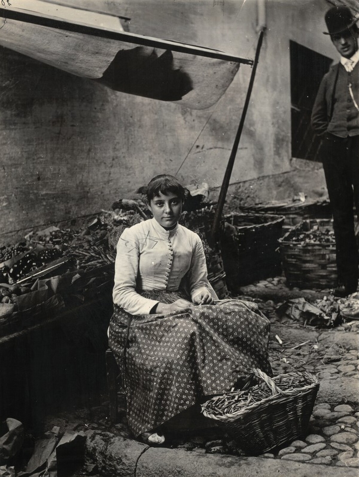 Maria, the Fruit Seller [verso] by Alfred Stieglitz