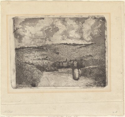 A Woman Walking along a Country Road (La Femme sur la Route)