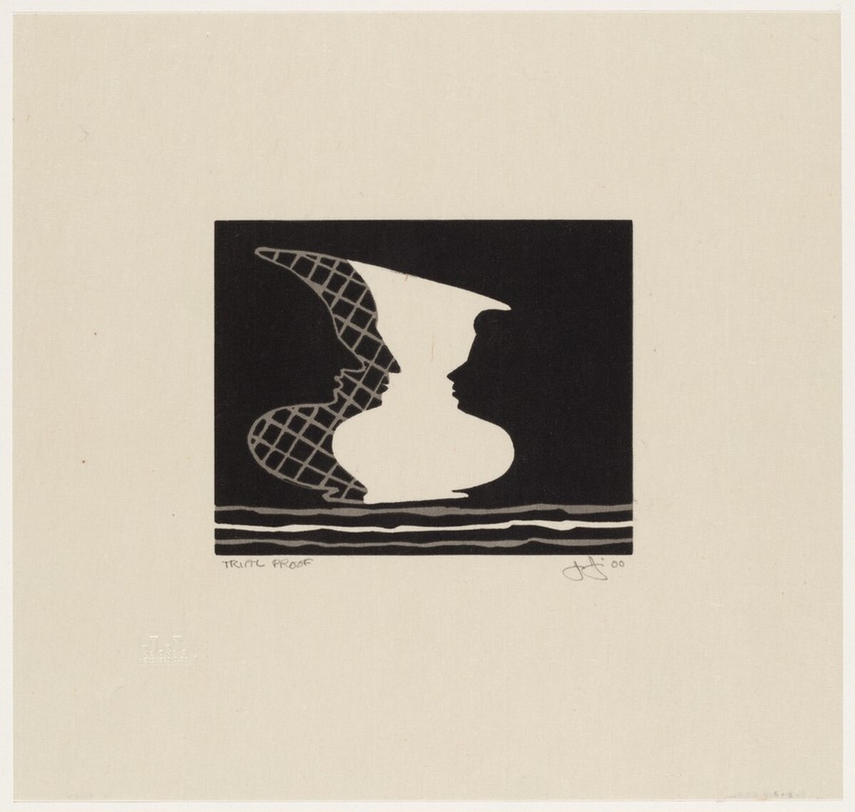 Untitled [trial proof] by Jasper Johns