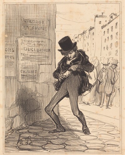 Volé!... Rue vide-gousset...