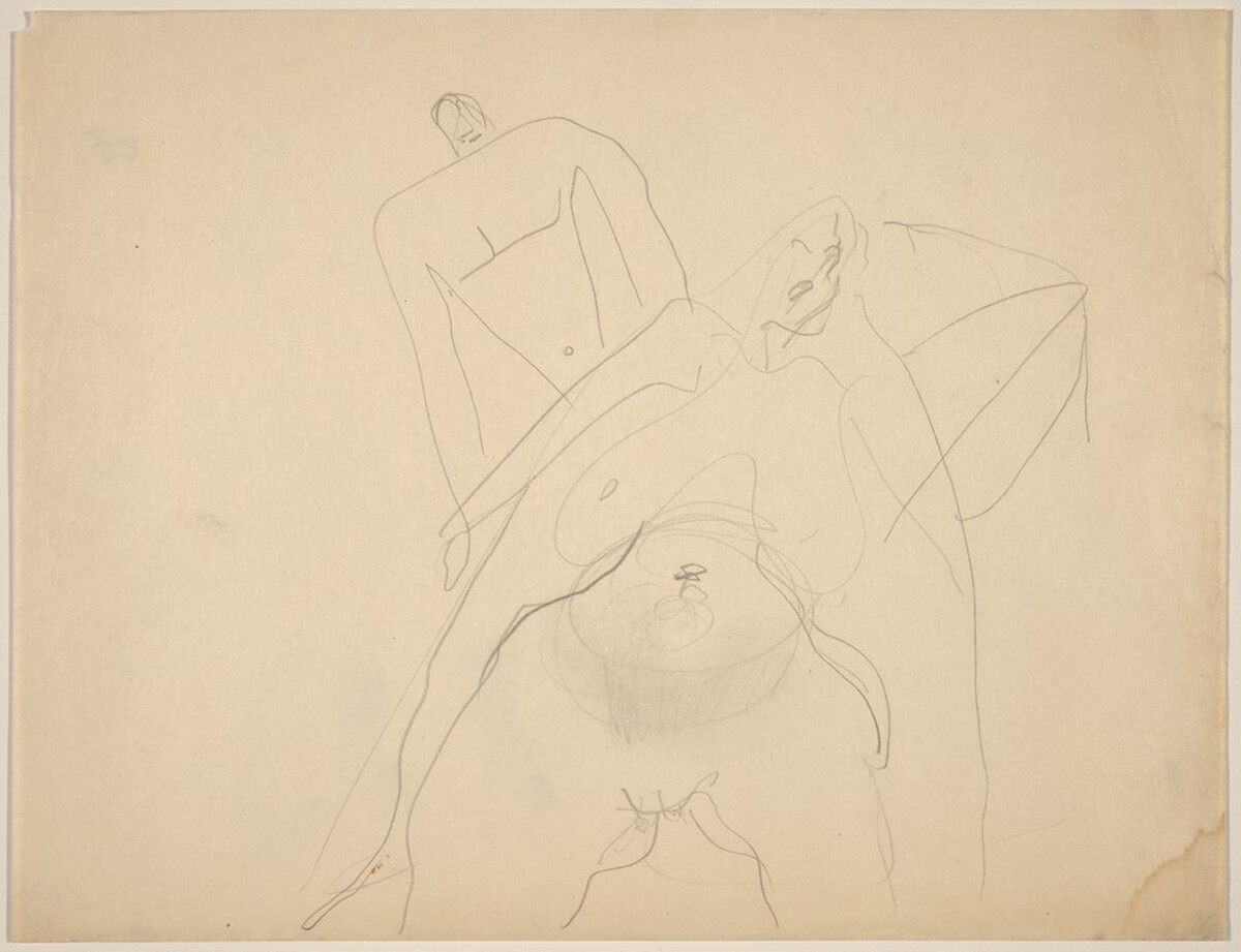 Nude Man and Woman by Mark Rothko