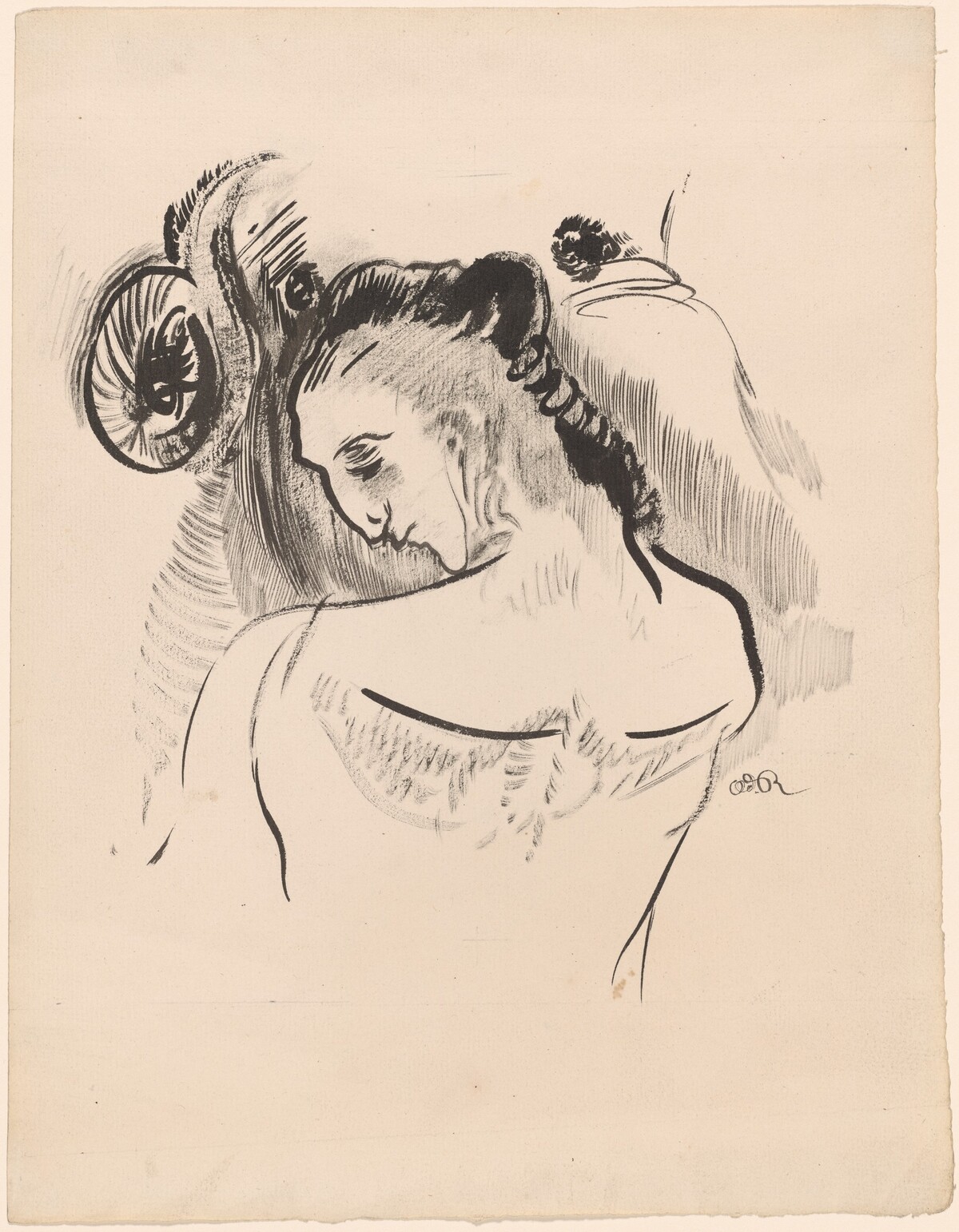 Young Man (Jeune Homme) by Odilon Redon