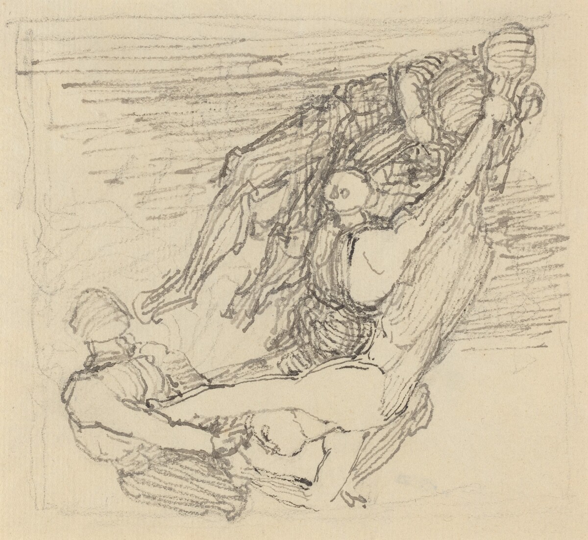 Figure Being Transported through the Air by John Flaxman