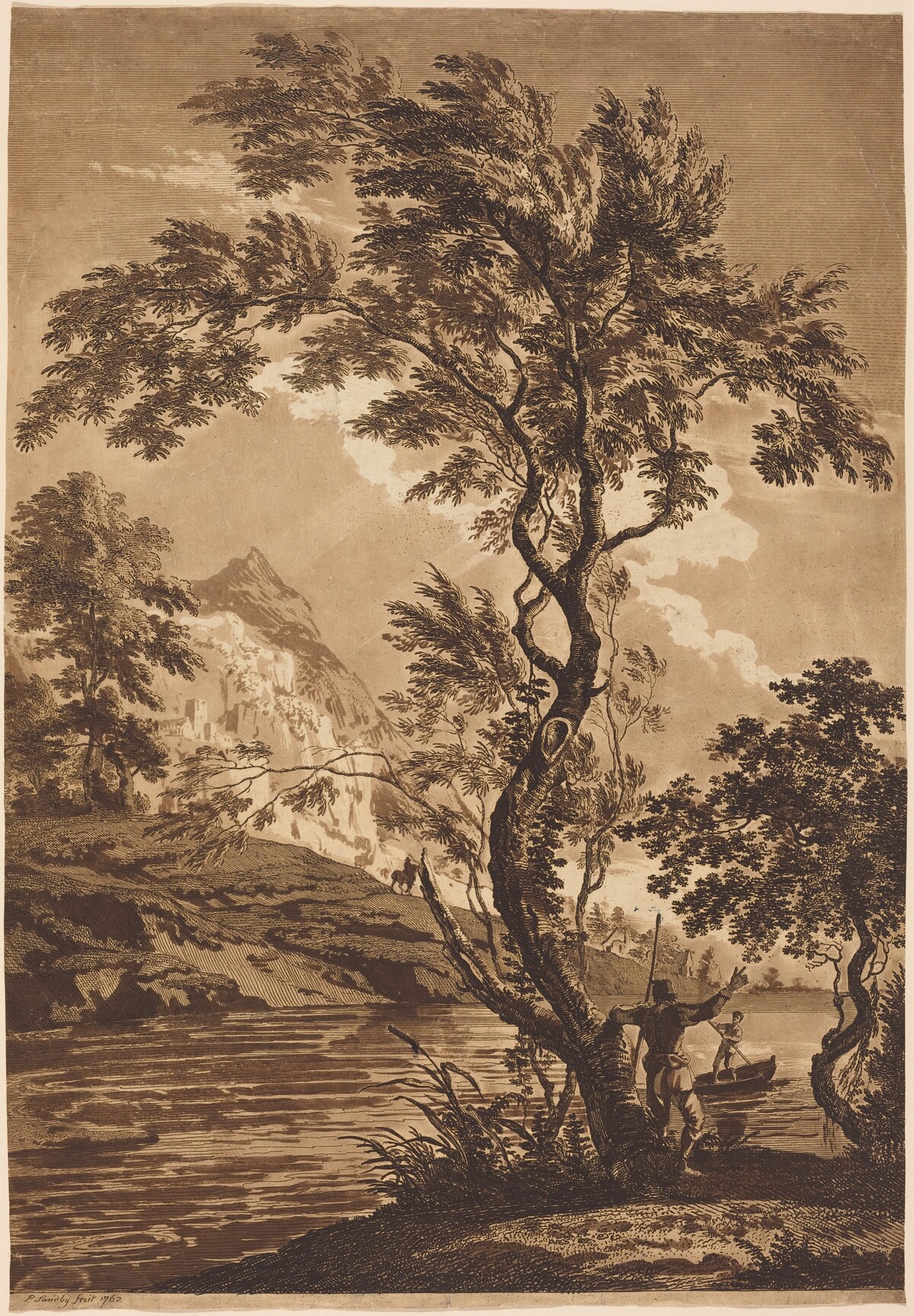 Italianate Landscape by Paul Sandby