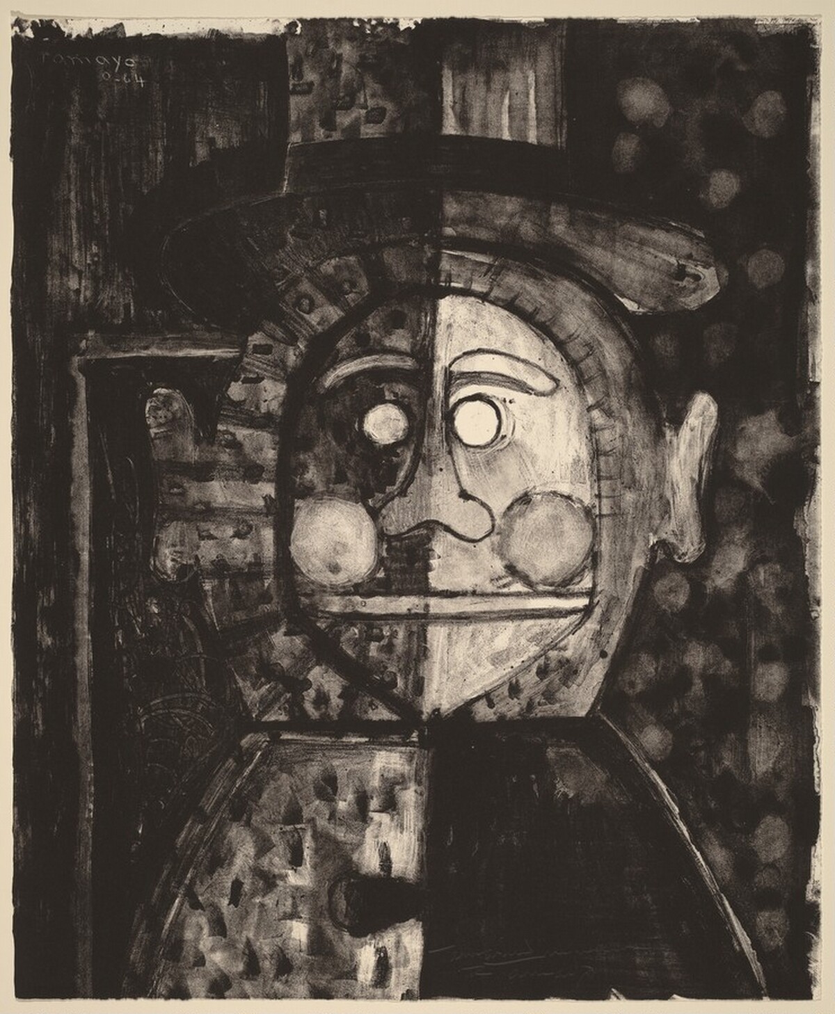 Man with Hat by Rufino Tamayo