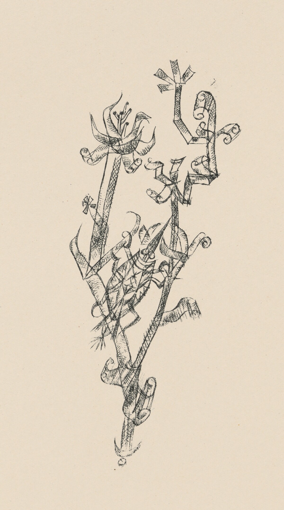 Riesenblattlaus (Giant Aphid) from Deutsche Graphiker der Gegenwart (German Printmakers of Our Time) by Paul Klee
