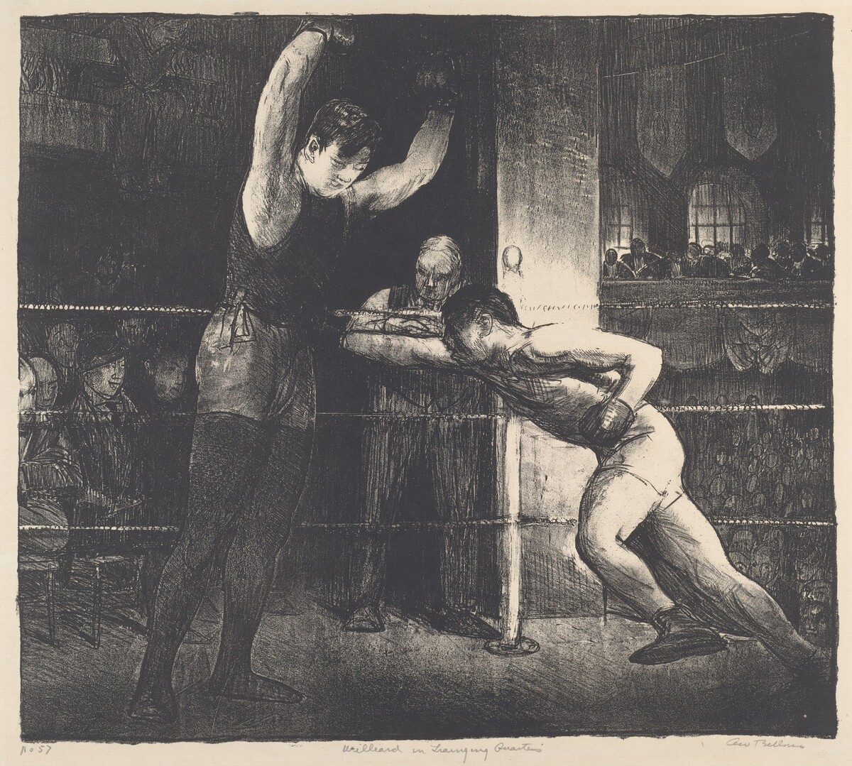 Willard in Training Quarters by George Bellows