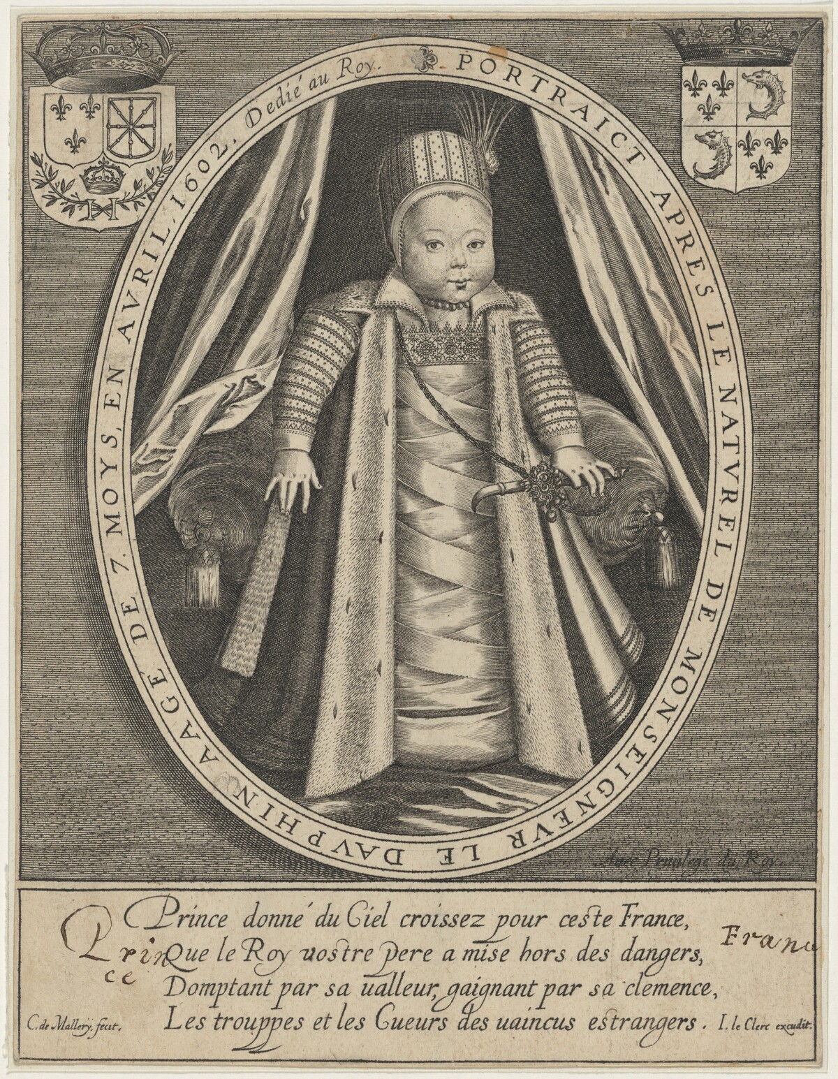 Louis XIII, King of France by Attributed to Karel van Mallery