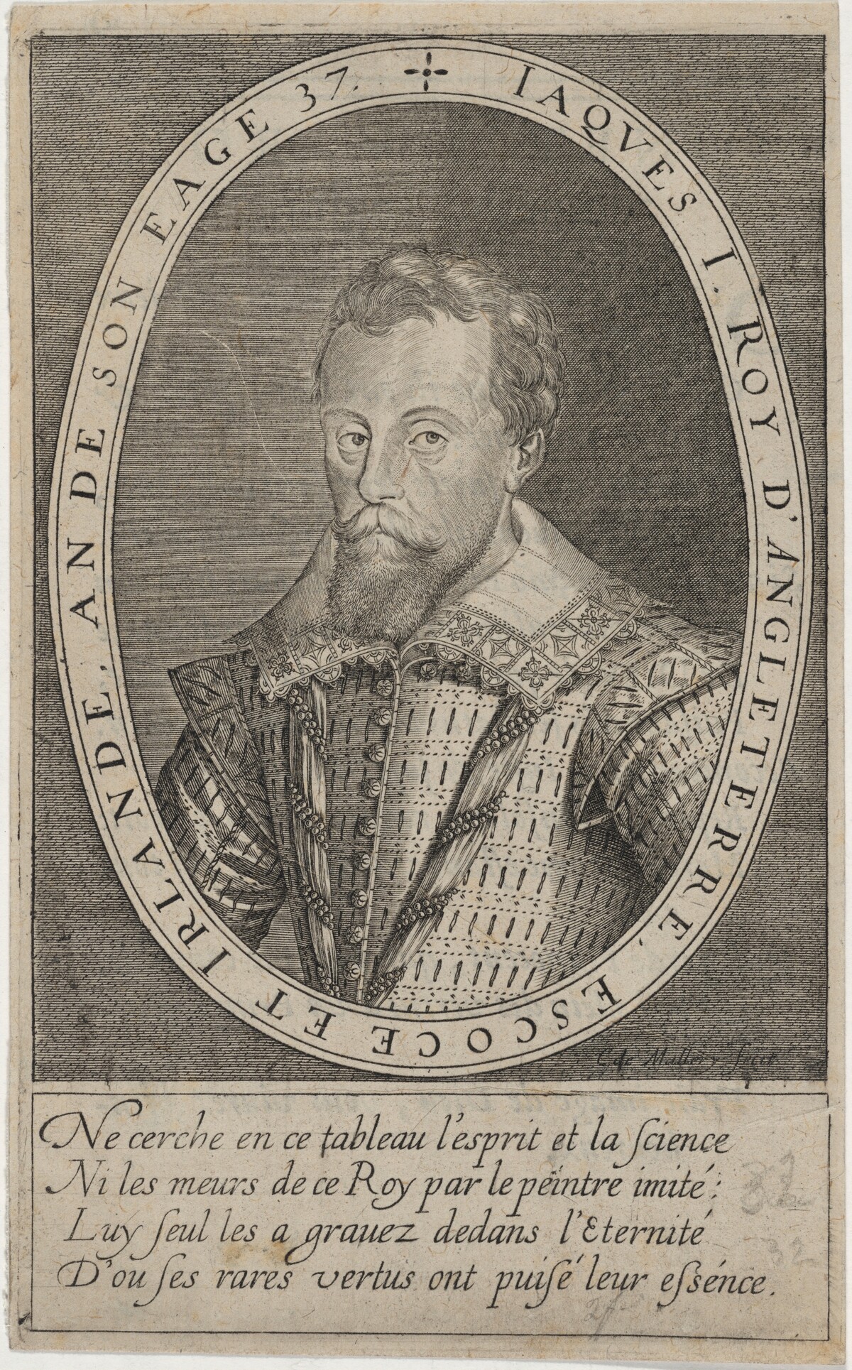 James I by Attributed to Karel van Mallery