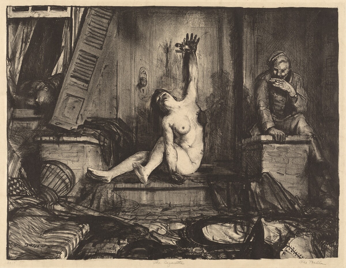 The Cigarette by George Bellows