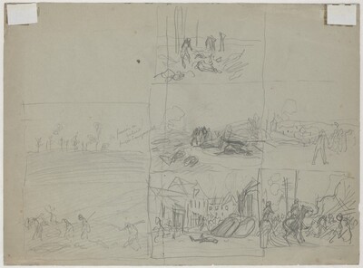 Battlefield Scenes [verso]