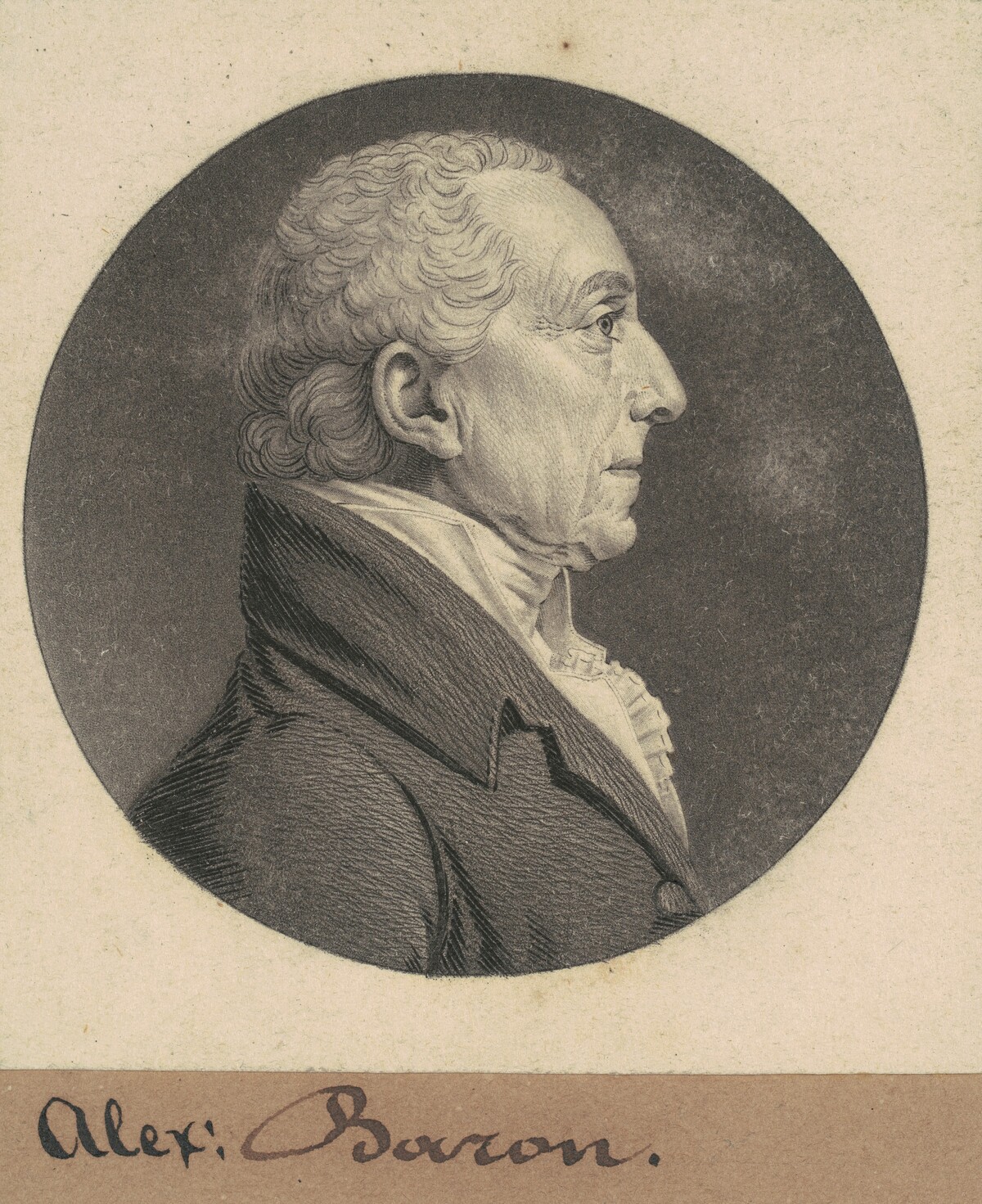 Alexander Baron by Charles B. J. Févret de Saint-Mémin