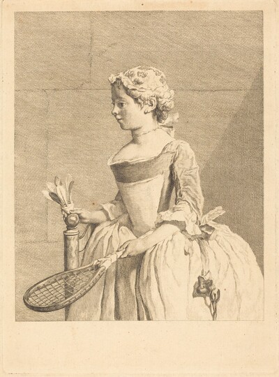 Jeune fille au volant (Jeune fille a la raguette)