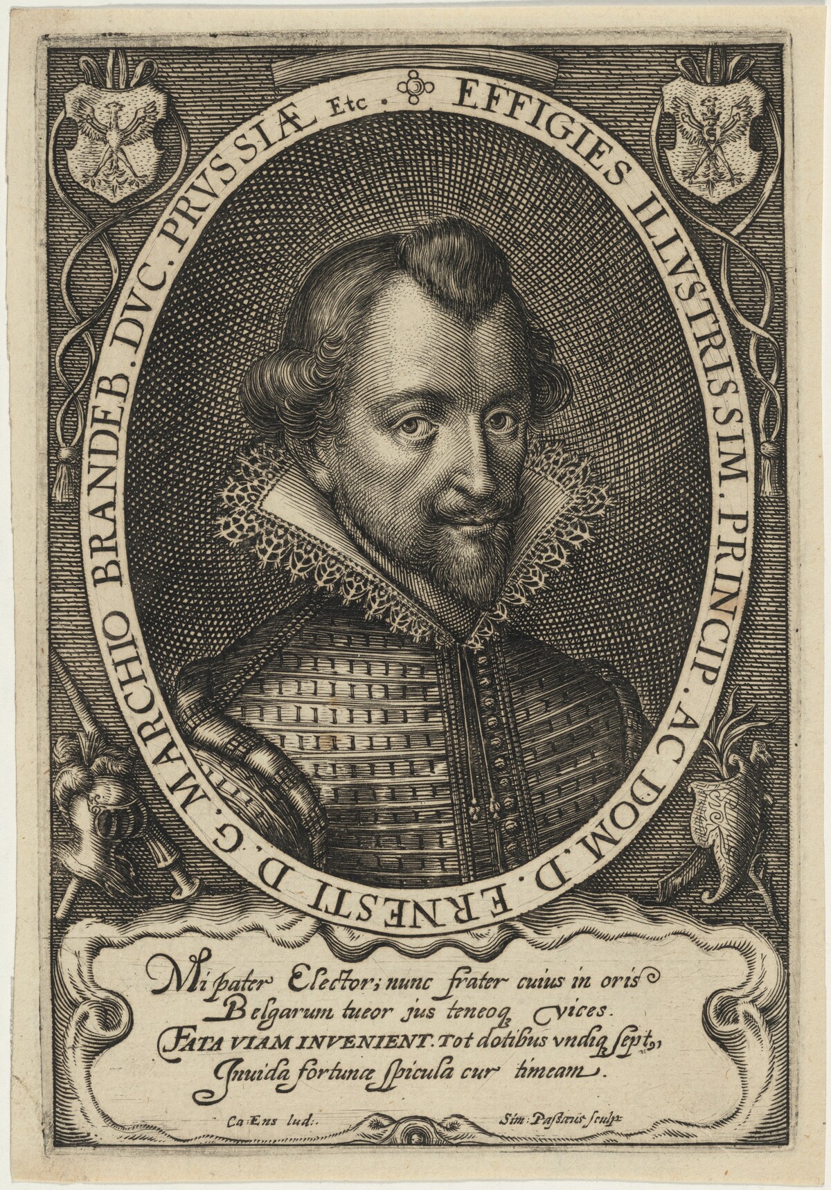 Ernest, Elector of Brandenburg by Simon de Passe