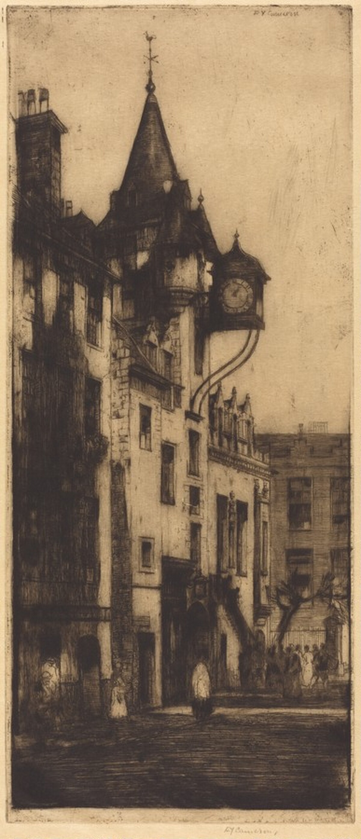 The Canongate Tolbooth by David Young Cameron